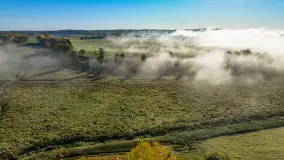 Mgły nad mazurskimi polami i łąkami, październik 2024 r. - zdjęcie 13