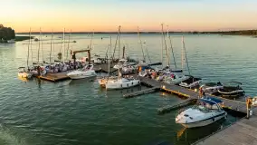 Zachód słońca nad jeziorem Bocznym, Marina Lester Club, lipiec 2024 r. - zdjęcie 18