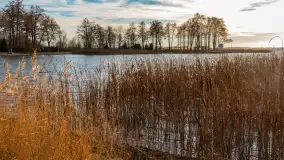 Słoneczny, późno jesienny dzień nad Niegocinem, grudzień 2024 r. - zdjęcie 12