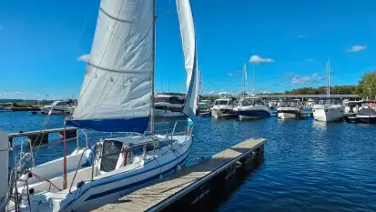 Ekomarina Giżycko, widać koniec sezonu 2024