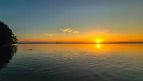 Zachód słońca nad jeziorem Dargin, Dziki Harsz, wrzesień 2024 r. - zdjęcie 19