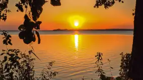 Zachód słońca nad jeziorem Dargin, Dziki Harsz, wrzesień 2024 r. - zdjęcie 18