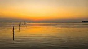 Zachód słońca nad Darginem złapany z wody, wrzesień 2024 r. - zdjęcie 23