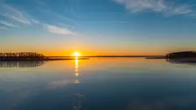 Wschód słońca nad jeziorem Dargin, most Sztynorcki, grudzień 2024 r. - zdjęcie 43