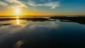 Wschód słońca nad jeziorem Dargin, most Sztynorcki, grudzień 2024 r. - zdjęcie 50