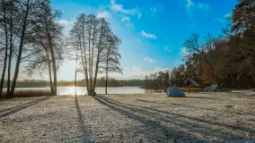 Zimowe mobilne biuro Mazury24, czyli Arek na biwaku, grudzień 2024 r. - zdjęcie 23