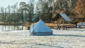 Zimowe mobilne biuro Mazury24, czyli Arek na biwaku, grudzień 2024 r. - zdjęcie 8