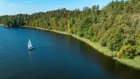 Wrześniowe Mazury z drona cz. I 2024 r. - zdjęcie 35