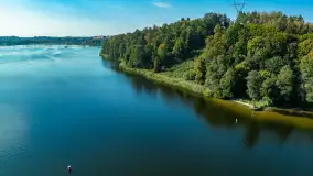 Wrześniowe Mazury z drona cz. II 2024 r. - zdjęcie 1