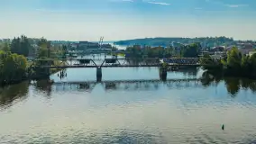 Mikołajki i okoliczne jeziora z drona, wrzesień 2024 r. - zdjęcie 31