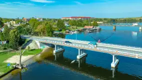 Mikołajki i okoliczne jeziora z drona, wrzesień 2024 r. - zdjęcie 21