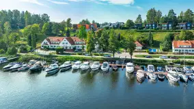 Mikołajki i okoliczne jeziora z drona, wrzesień 2024 r. - zdjęcie 24