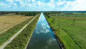 Kanał Jegliński z drona, wrzesień 2024 r. - zdjęcie 18