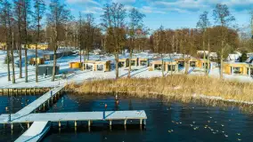 Zimowa zatoka Tracz na zdjęciach z lotu ptaka, styczeń 2025 r. - zdjęcie 7