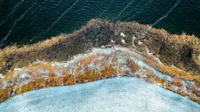 Zachód słońca nad jeziorem Tajty, styczeń 2025 r. - zdjęcie 28