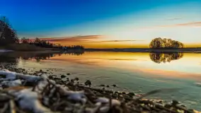 Wschód słońca nad jeziorem Święcajty w Kolonii Rybackiej - zdjęcie 47