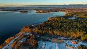 Wschód słońca nad jeziorem Święcajty w Kolonii Rybackiej - zdjęcie 7