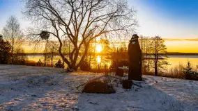 Wschód słońca nad jeziorem Święcajty w Kolonii Rybackiej - zdjęcie 46