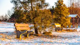 Wschód słońca nad jeziorem Święcajty w Kolonii Rybackiej - zdjęcie 41