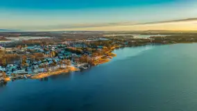 Zimowe Mazury na ujęciach z drona, styczeń 2025 r. - zdjęcie 31