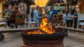 Zachód słońca nad jeziorem Bocznym w Rydzewie, maj 2024 r. - zdjęcie 16