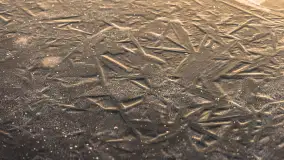 Zachód słońca nad jeziorem Okrągłym, luty 2025 r. - zdjęcie 9