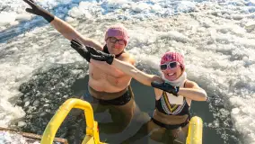 Niedzielne, zimowe popołudnie w Wilkasach nad Niegocinem, luty 2025 r. - zdjęcie 4