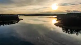 Pole namiotowe Flosek nad jeziorem Bełdany, luty 2025 r. - zdjęcie 13