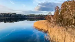 Pole namiotowe Flosek nad jeziorem Bełdany, luty 2025 r. - zdjęcie 6
