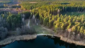 Pole namiotowe Flosek nad jeziorem Bełdany, luty 2025 r. - zdjęcie 2