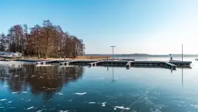 Przystań Nautica w zimowej scenerii, luty 2025 r. - zdjęcie 13