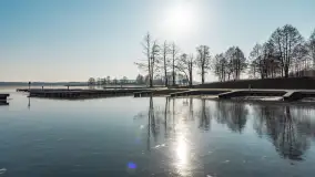 Przystań Nautica w zimowej scenerii, luty 2025 r. - zdjęcie 17