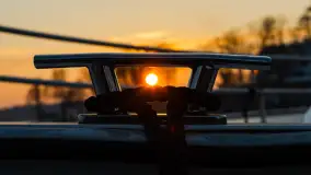 Zachód słońca nad zatoką Tracz, jezioro Kisajno, Giżycko - zdjęcie 22