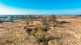 Rzeki Guber i Sajna na zdjęciach z drona, marzec 2025 r. - zdjęcie 10