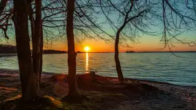 Zachód słońca nad Darginem, marzec 2025 r. - zdjęcie 4