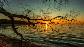 Zachód słońca nad Darginem, marzec 2025 r. - zdjęcie 10