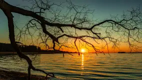 Zachód słońca nad Darginem, marzec 2025 r. - zdjęcie 18