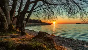 Zachód słońca nad Darginem, marzec 2025 r. - zdjęcie 7