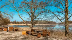 Plaża w Kleszczewie i jezioro Wojnowo, marzec 2025 r. - zdjęcie 5