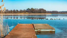 Plaża w Kleszczewie i jezioro Wojnowo, marzec 2025 r. - zdjęcie 11