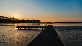 Zachód słońca w porcie Ognisty Ptak, marzec 2025r. - zdjęcie 7