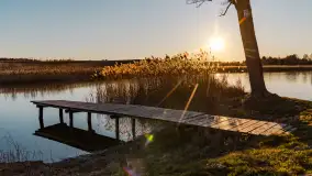 Zachód słońca nad Bindugą Zimny Kąt, marzec 2025r. - zdjęcie 17