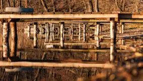 Zachód słońca nad Bindugą Zimny Kąt, marzec 2025r. - zdjęcie 4