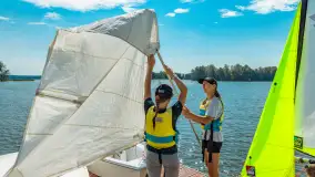 Szkolenia poza szlakami Mazur, odwiedziliśmy Rumszewicz Sailing - zdjęcie 5