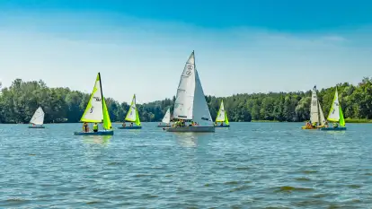Jezioro Dadaj przypomina szlaki Wielkich Jezior Mazurskich