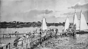 Przedwojenne zdjęcia jeziora Niegocin (niem. Löwentinsee) - zdjęcie 23