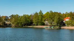 Jezioro Czos, Mrągowo widziane z wody, maj 2025 r. - zdjęcie 23