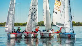 Fotorelacja - Akademickie Mistrzostwa Polski 2025 w Żeglarstwie, AZS Wilkasy, maj 2025 - zdjęcie 11