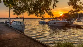 Zachód słońca w porcie Piękny Brzeg, czerwiec 2025 r. - zdjęcie 25