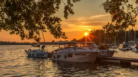 Zachód słońca w porcie Piękny Brzeg, czerwiec 2025 r. - zdjęcie 9